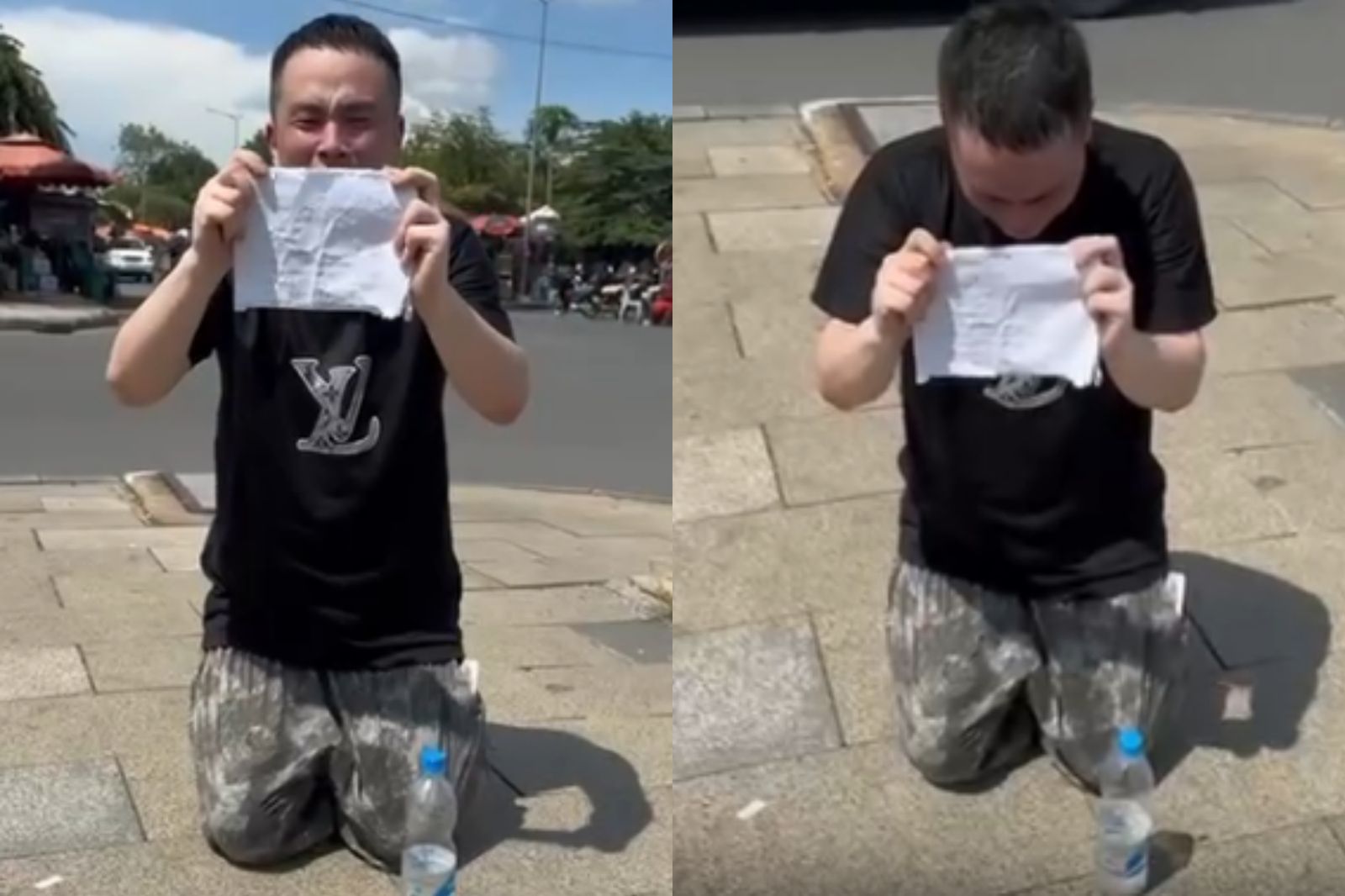 疑豬仔脫逃!中國男柬埔寨街頭「跪地求救」:有人跟蹤我...結果竟大翻轉