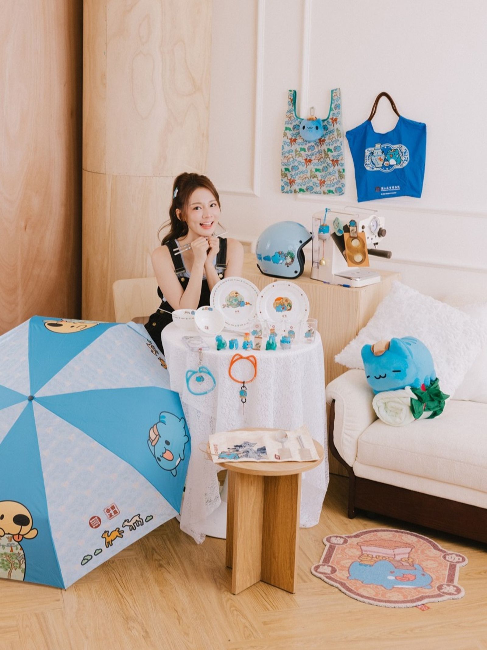 「貓貓蟲咖波X故宮博物院100週年」聯名商品都是很實用的生活小物。