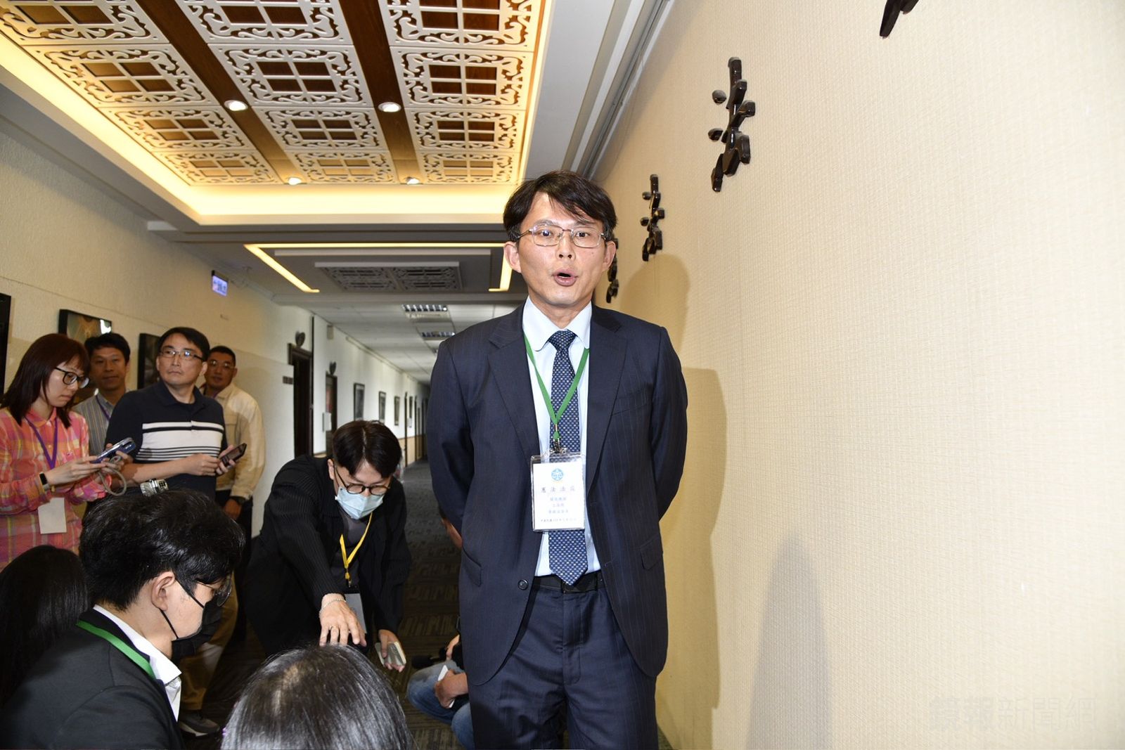 黃國昌以立法院代表參與憲訴說明會。李智為攝