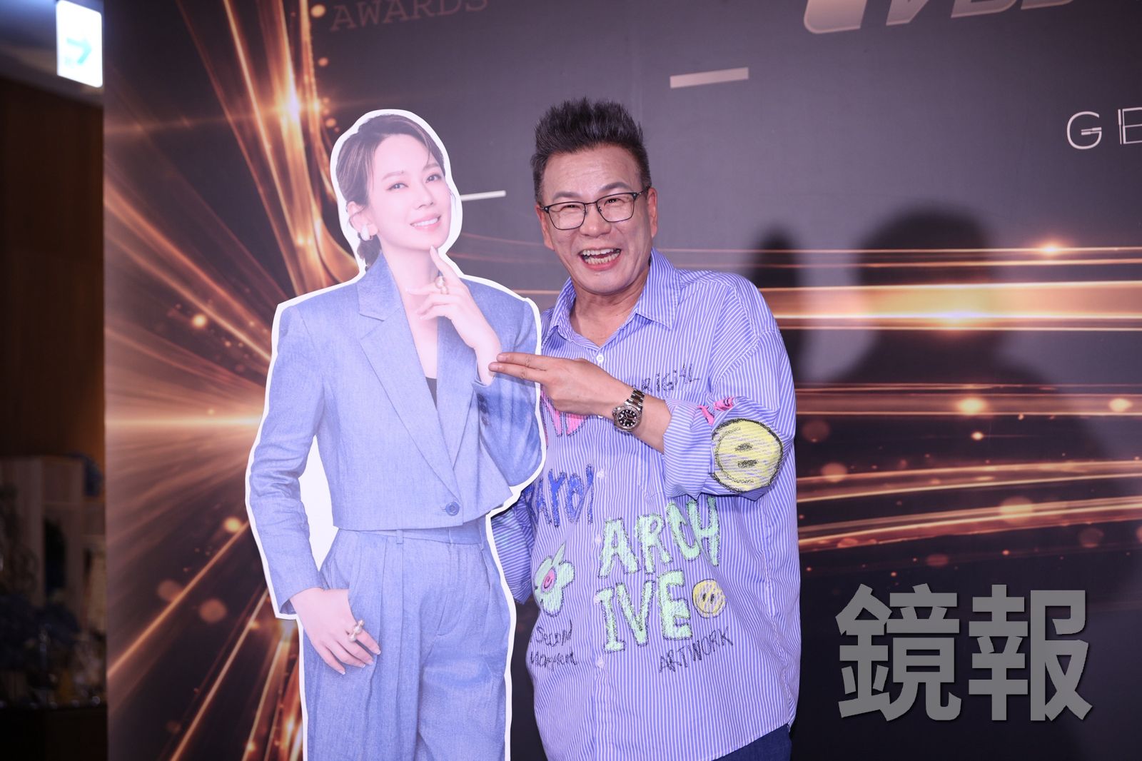 沈玉琳和缺席的Melody合照。劉耀匀攝