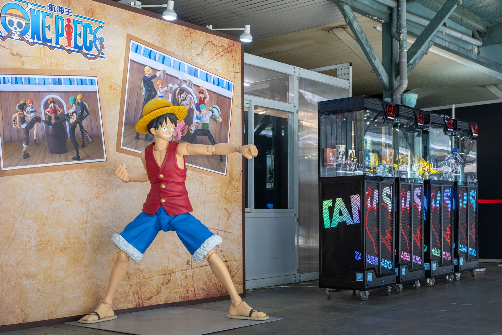 「TAMASHII NATIONS SPOT POP-UP in 台中」即日至11月15日於台中驛鐵道文化園區限定登場。圖/台灣萬代提供