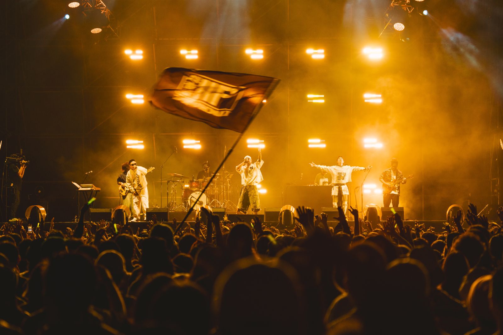 玖壹壹23日參與火球祭演出。夥球擊提供