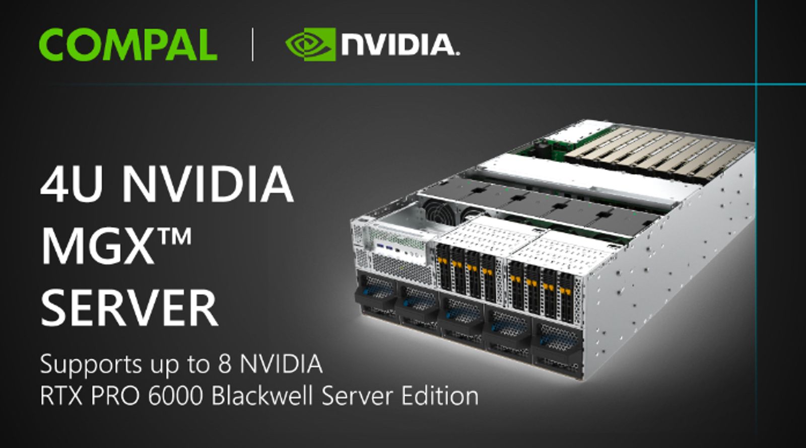 仁寶推出輝達RTX PRO 6000 伺服器　加速企業打造新世代AI工廠