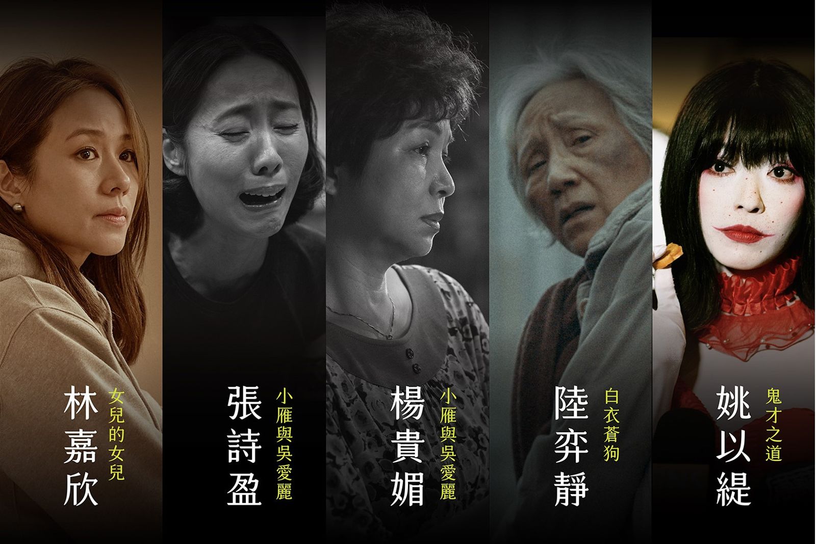 2025台北電影獎／林嘉欣、楊貴媚女配角爭鋒對決　劉修甫入圍新演員