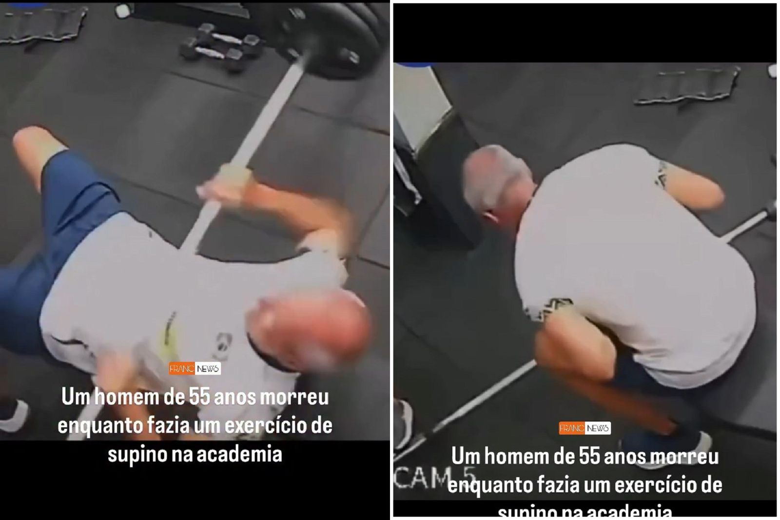 41J肉聲／死亡健身！「大叔館長」只是被槓鈴壓胸一下　幾秒後倒地身亡