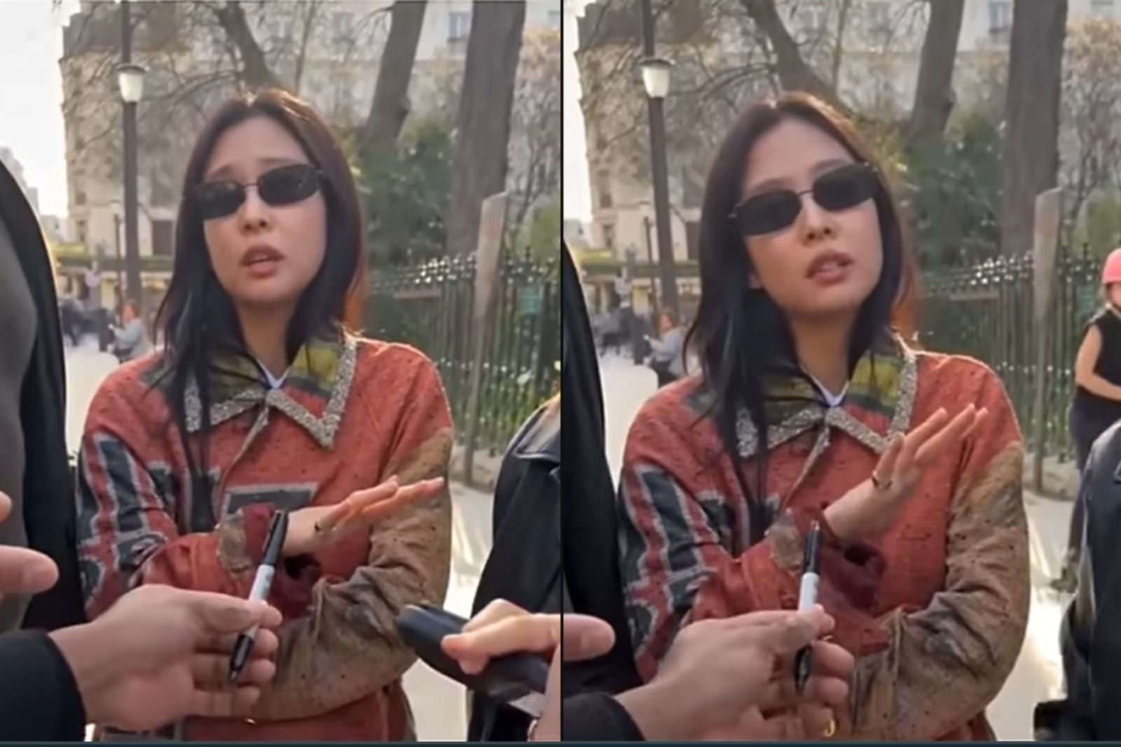 狂粉死纏爛打要簽名!Jennie巴黎街頭「求饒畫面」曝 竟有人不明就裡這樣說