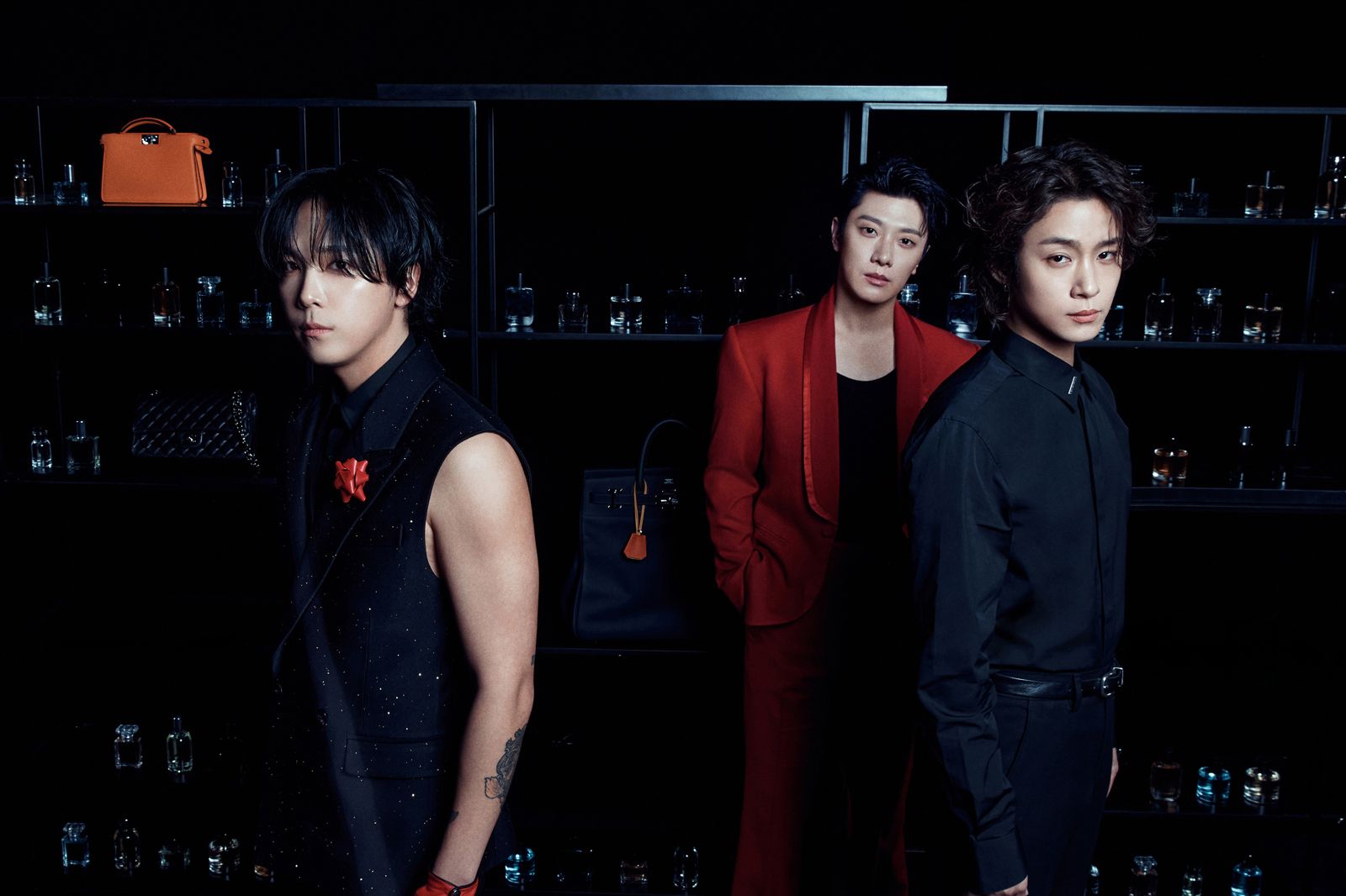 李洪基（左起）、崔敏煥、李在真隨FTISLAND多次訪台，在台人氣居高不下。SHOWOFFICE提供