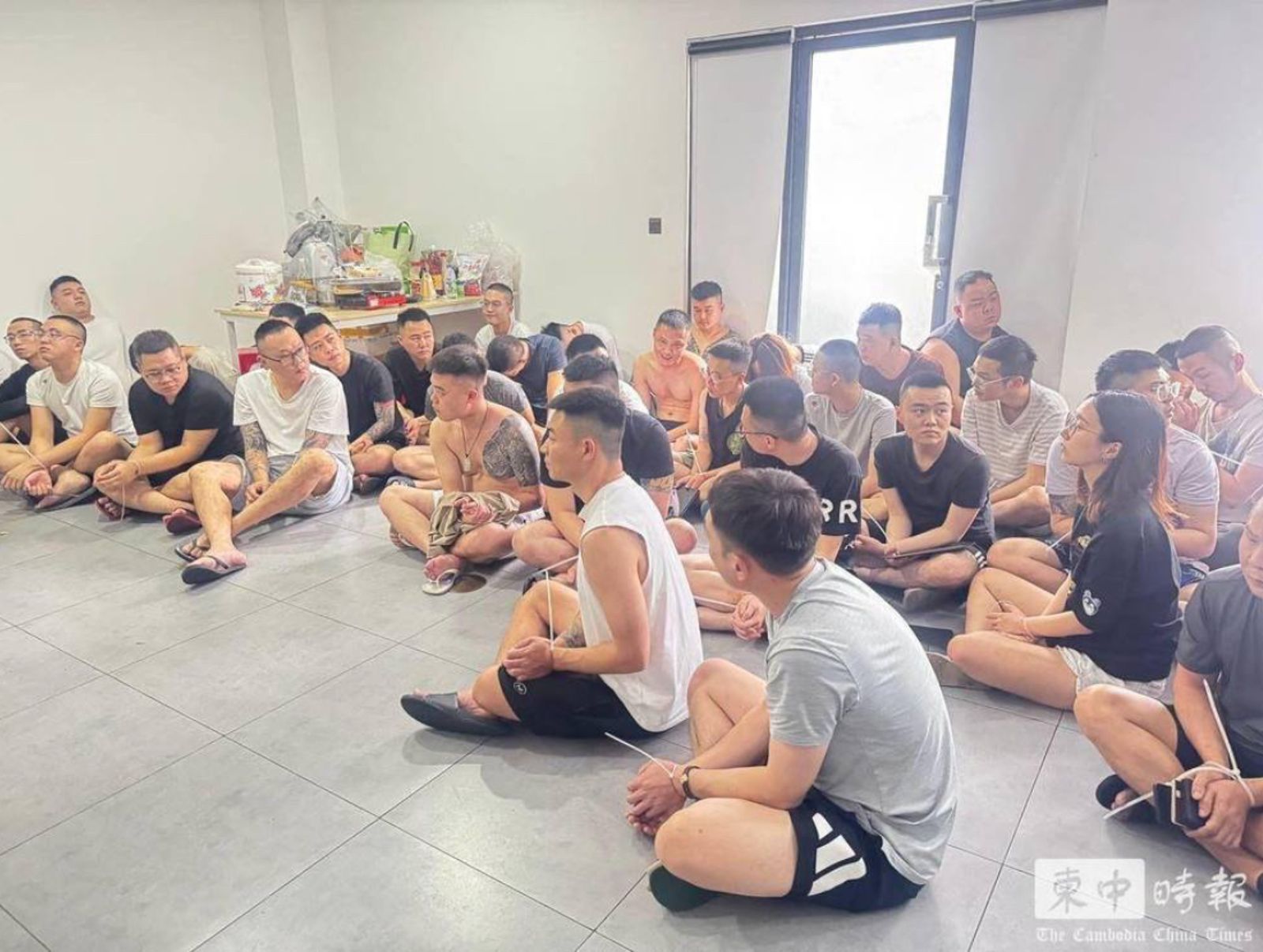 柬警逮捕逾百名中國籍與台灣籍嫌犯。柬中時報