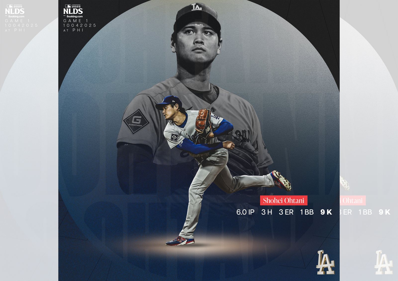 MLB／「享受比賽」大谷翔平6局9K季後賽首勝！費城人主帥脫帽致敬