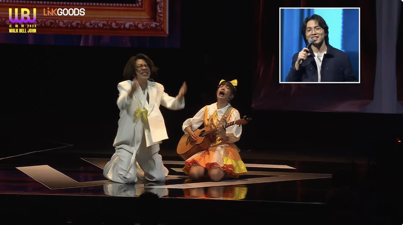 德礎模仿錫蘭。翻攝YT@走鐘獎