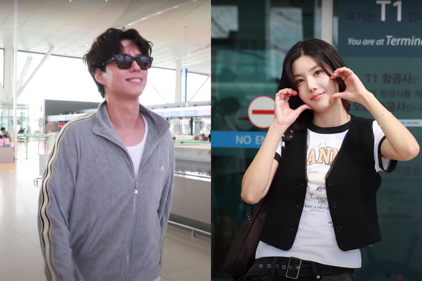 「水彈女神」權恩妃來台了！　朴寶劍休閒look雀躍奔高雄