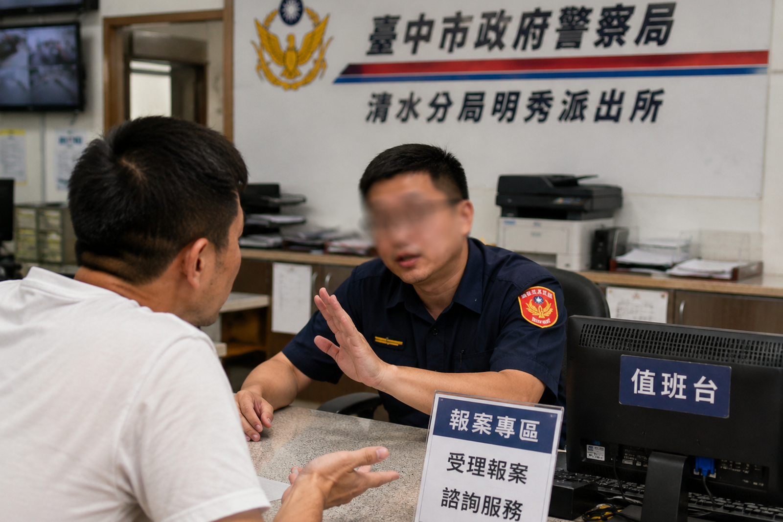 民眾報案被回「自己去法院講」!台中警推諉受理記過2次 提行政訴訟再吞敗