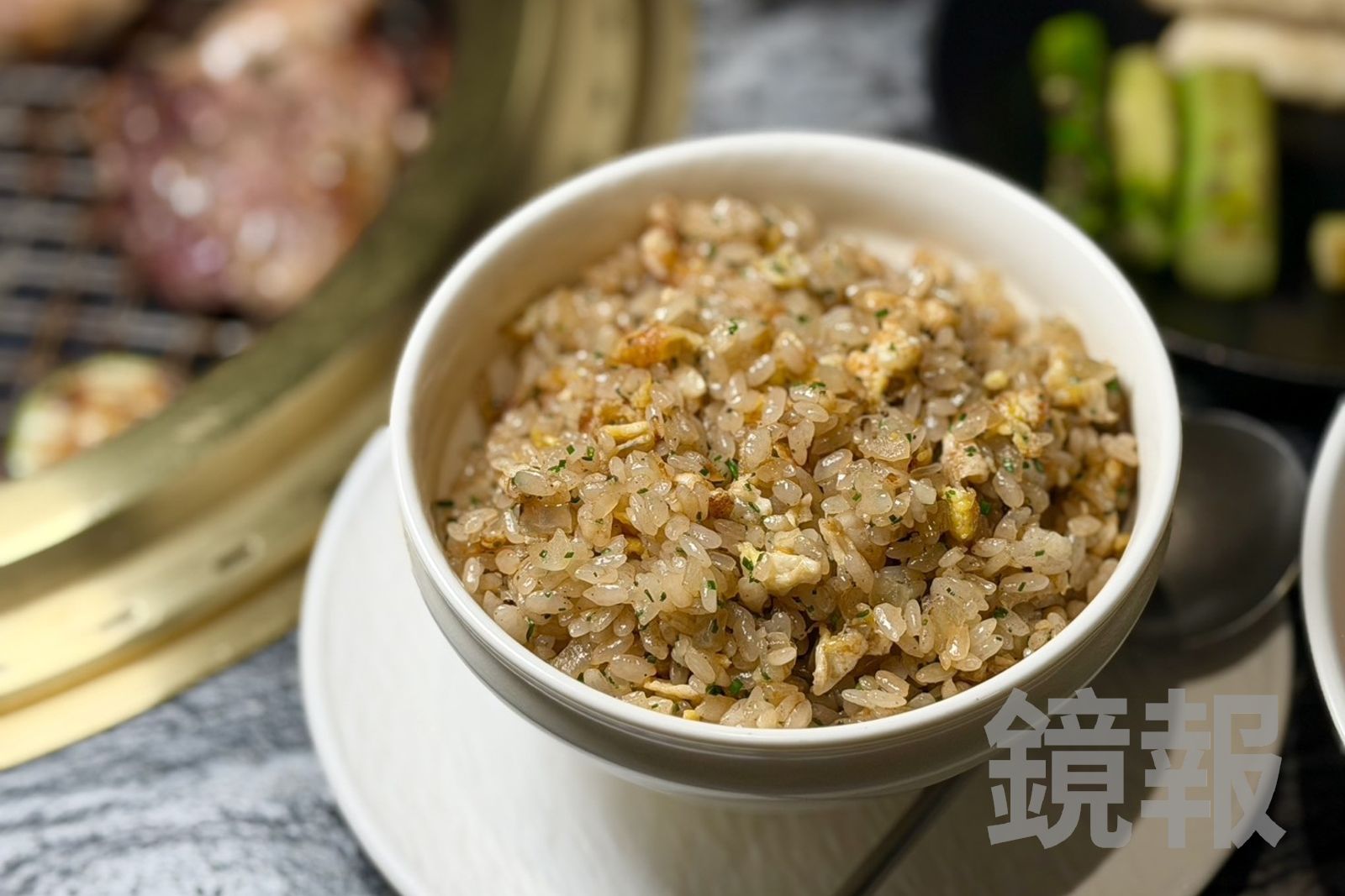 「鑊氣招牌炒飯」油潤噴香，可以吃到米飯的顆粒感。（280元／份）