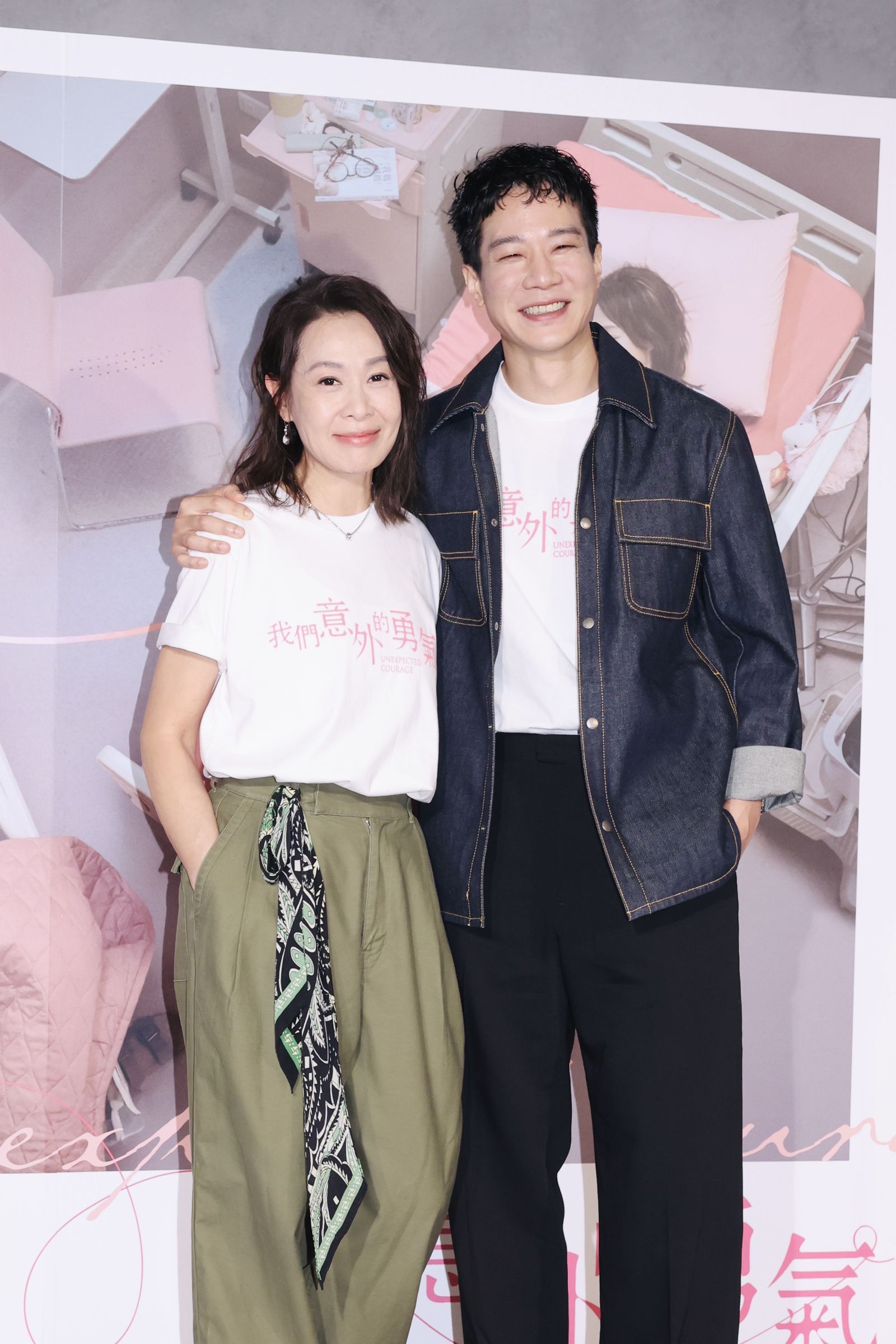 劉若英、薛仕凌出席電影《我們意外的勇氣》試映記者會。田瑜萍攝