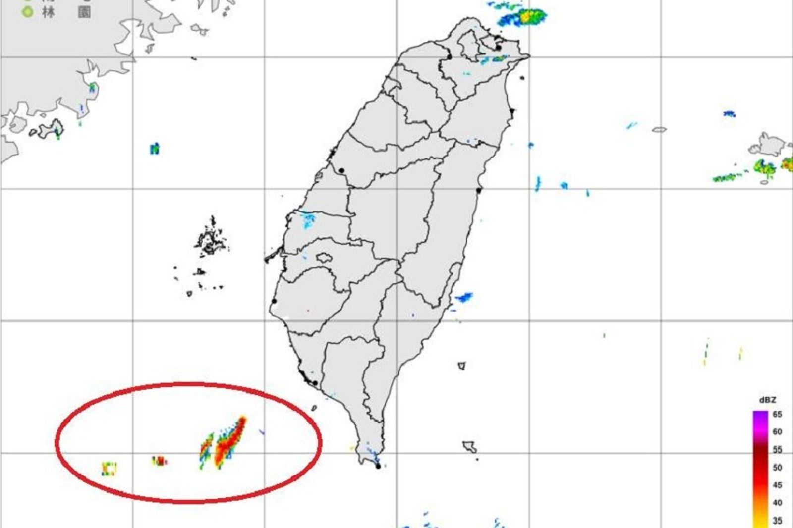 氣象回波圖這一坨不是雲雨！　鄭明典：多是軍事活動
