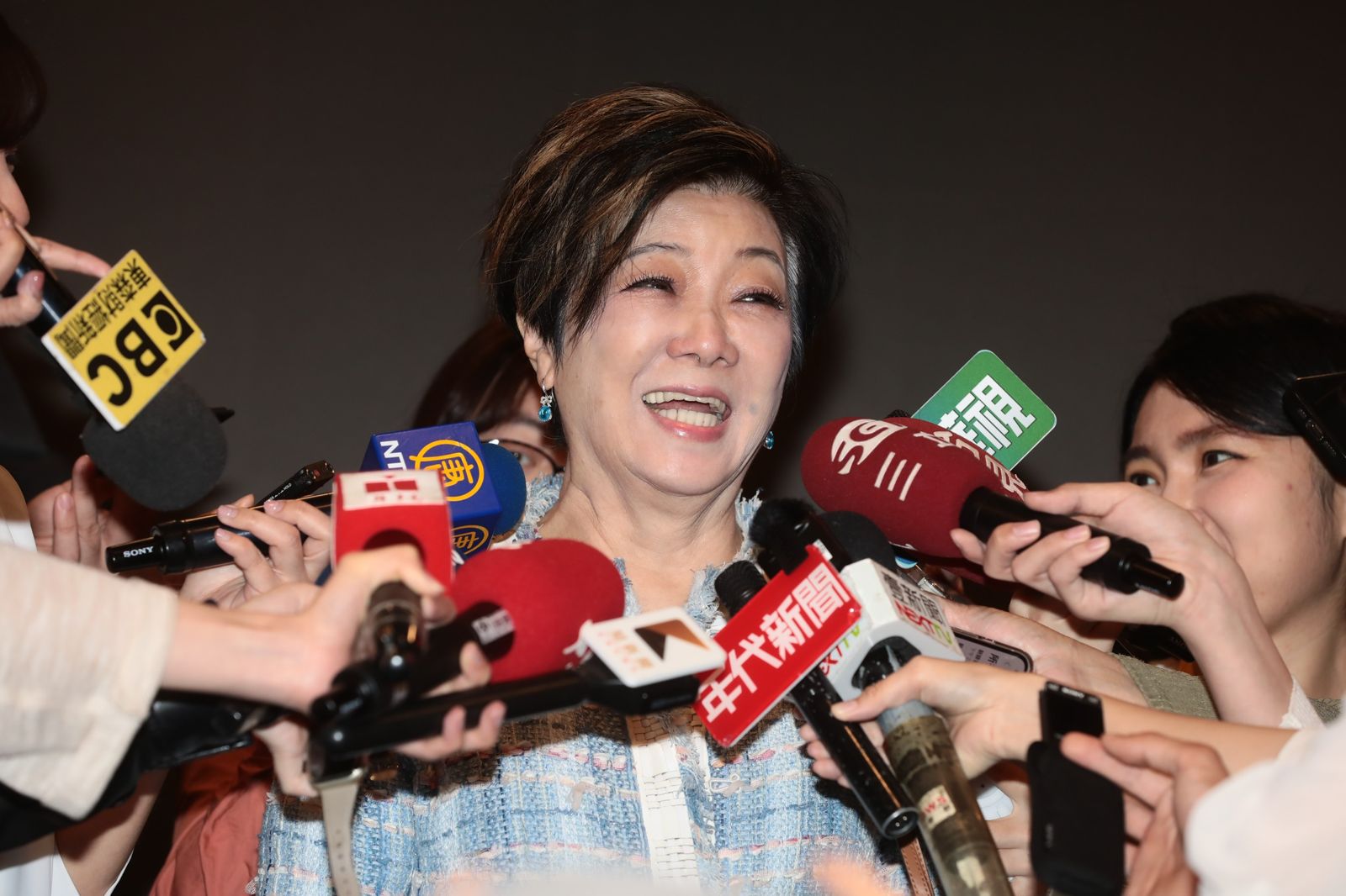 黃仁勳6月來台是否與張忠謀見面？張淑芬賣關子道：我們是好朋友　見面吃飯很自然