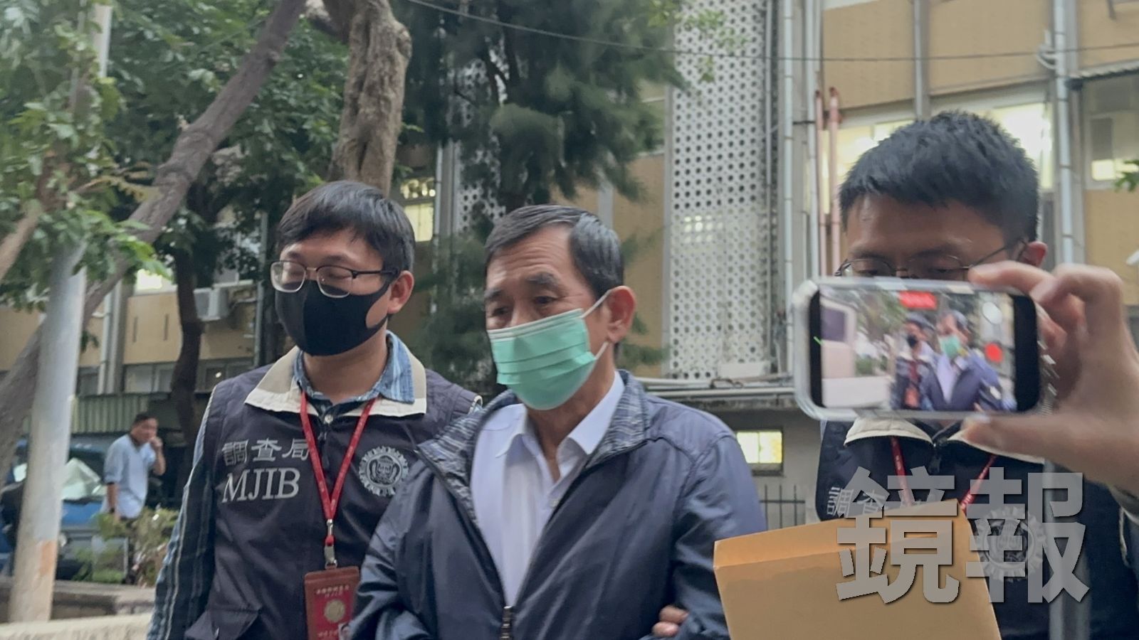 江陵建設董事長林美東遭拘提。馮茵攝