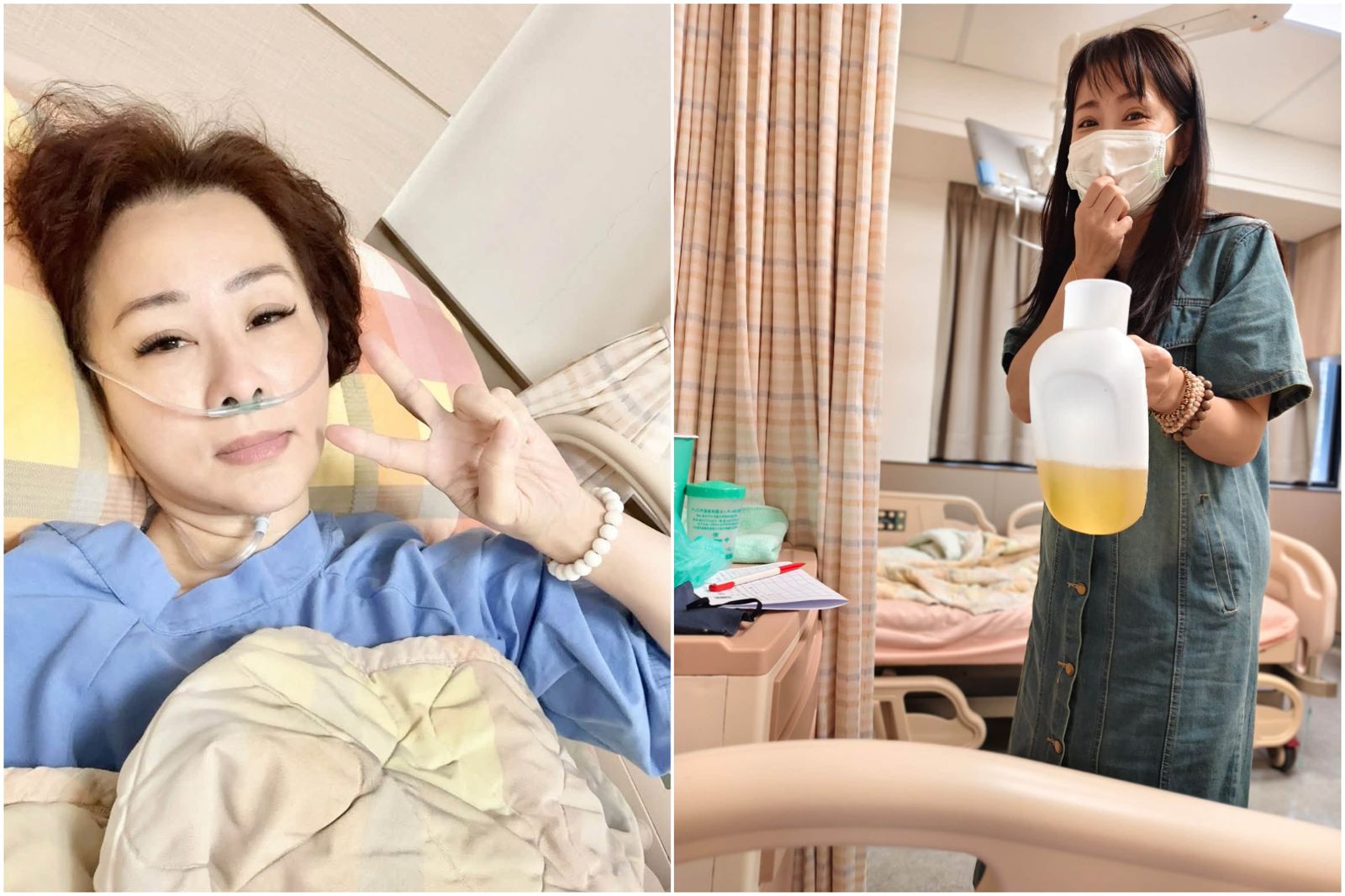 52歲8點檔女星「痛到無法睡」住院開刀 2大咖閨密陪病、倒尿壺!感動喊:比男人還可靠