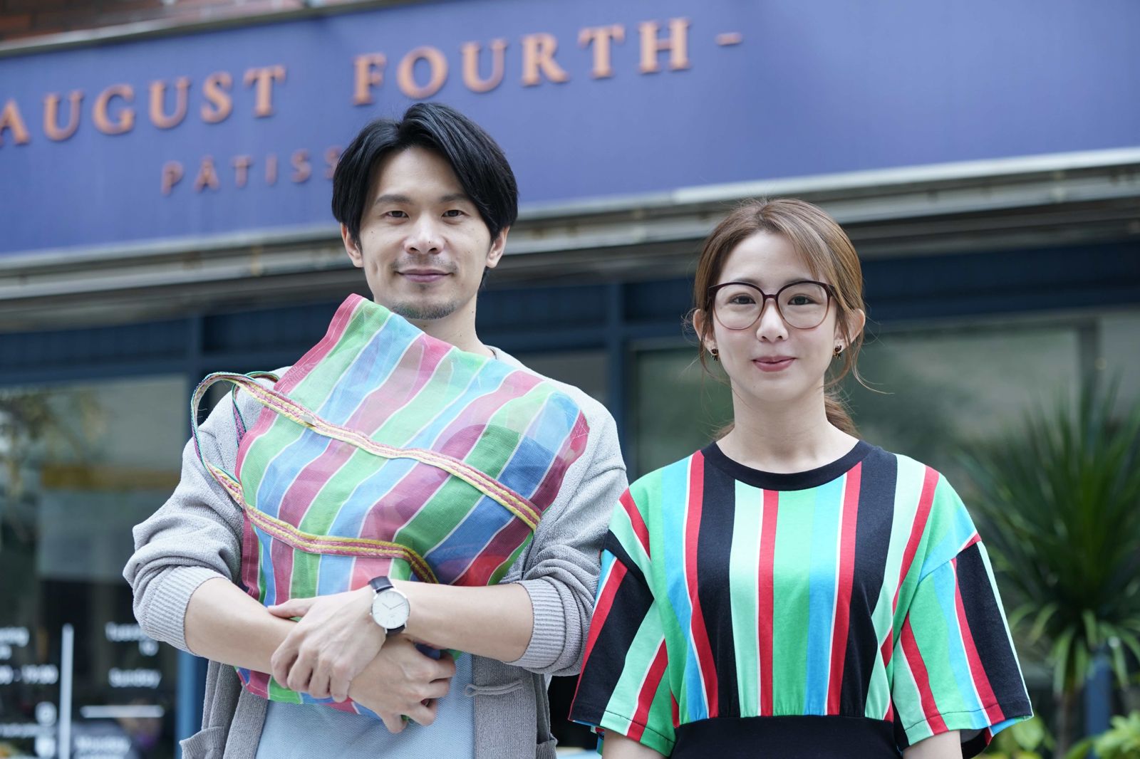 姚淳耀(左)、郭書瑤在《何百芮的地獄戀曲》中關係曖昧。彼此影業提供