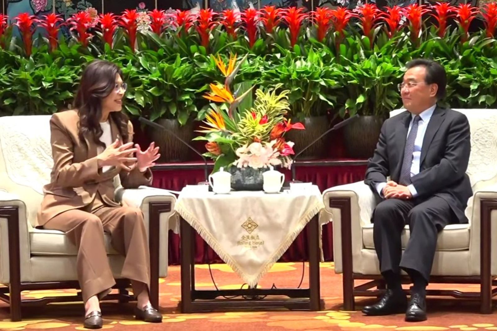 會晤江蘇省委書記　鄭麗文：相信兩岸合作能為人類做出更大貢獻