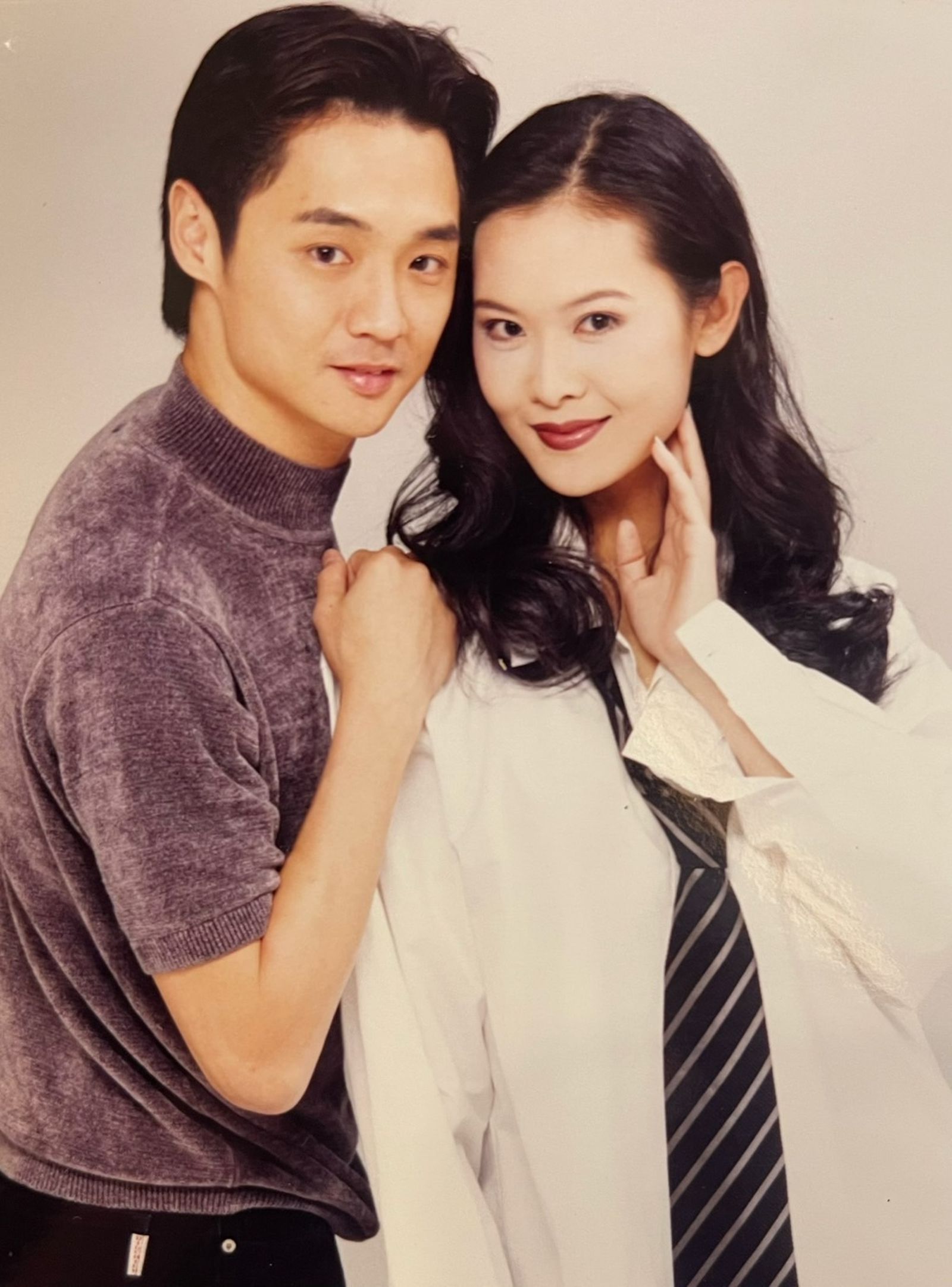 夫妻倆30年前的舊照曝光。藝起發光提供