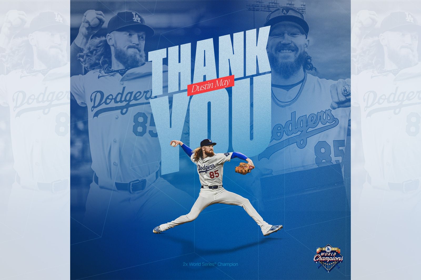 MLB／道奇送走Dustin May　向紅襪隊換潛力新秀