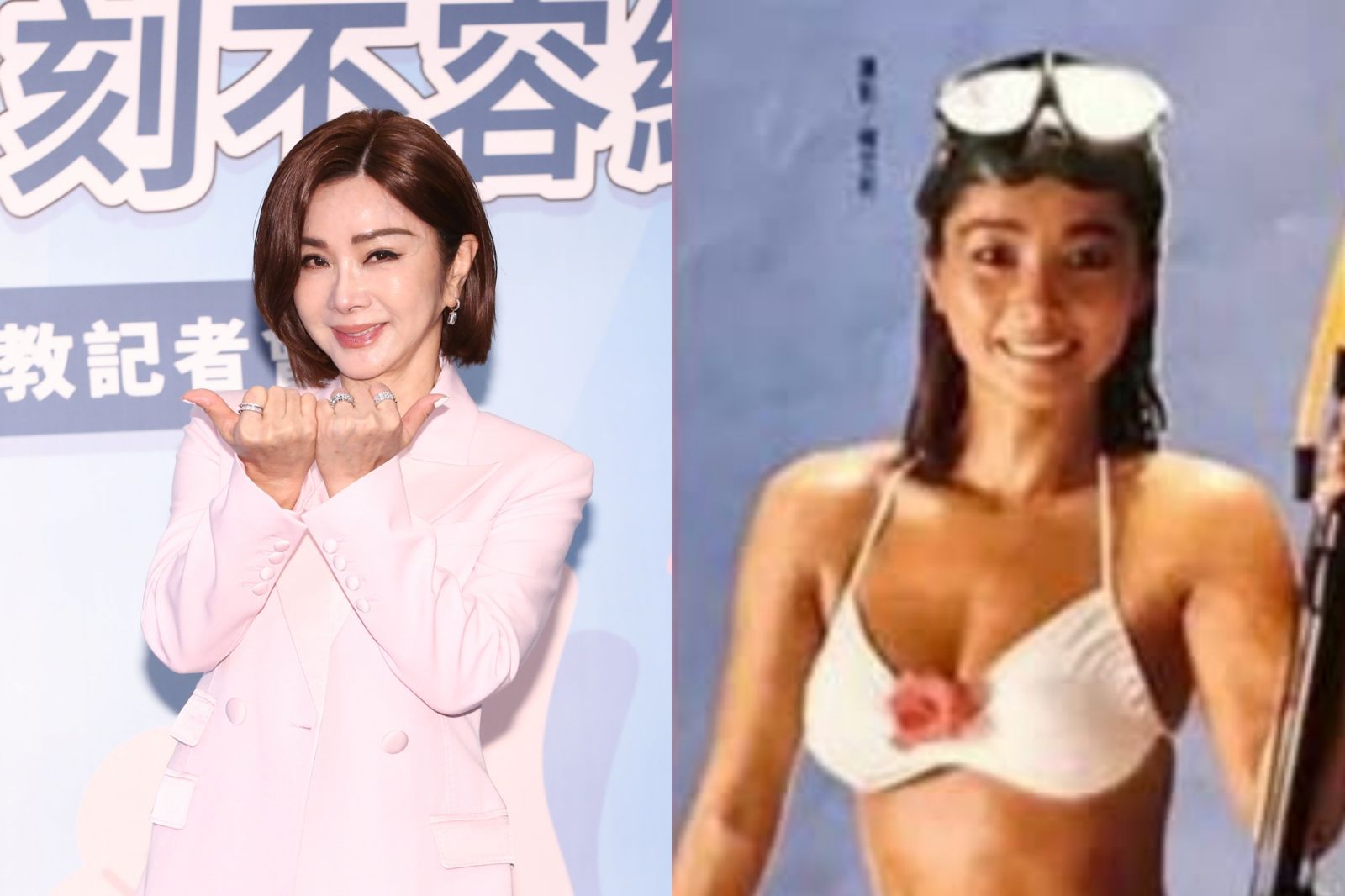 70歲陳美鳳颱風天放福利！比基尼露馬甲線緊實小腹　送清涼美照要粉絲「乖乖在家」