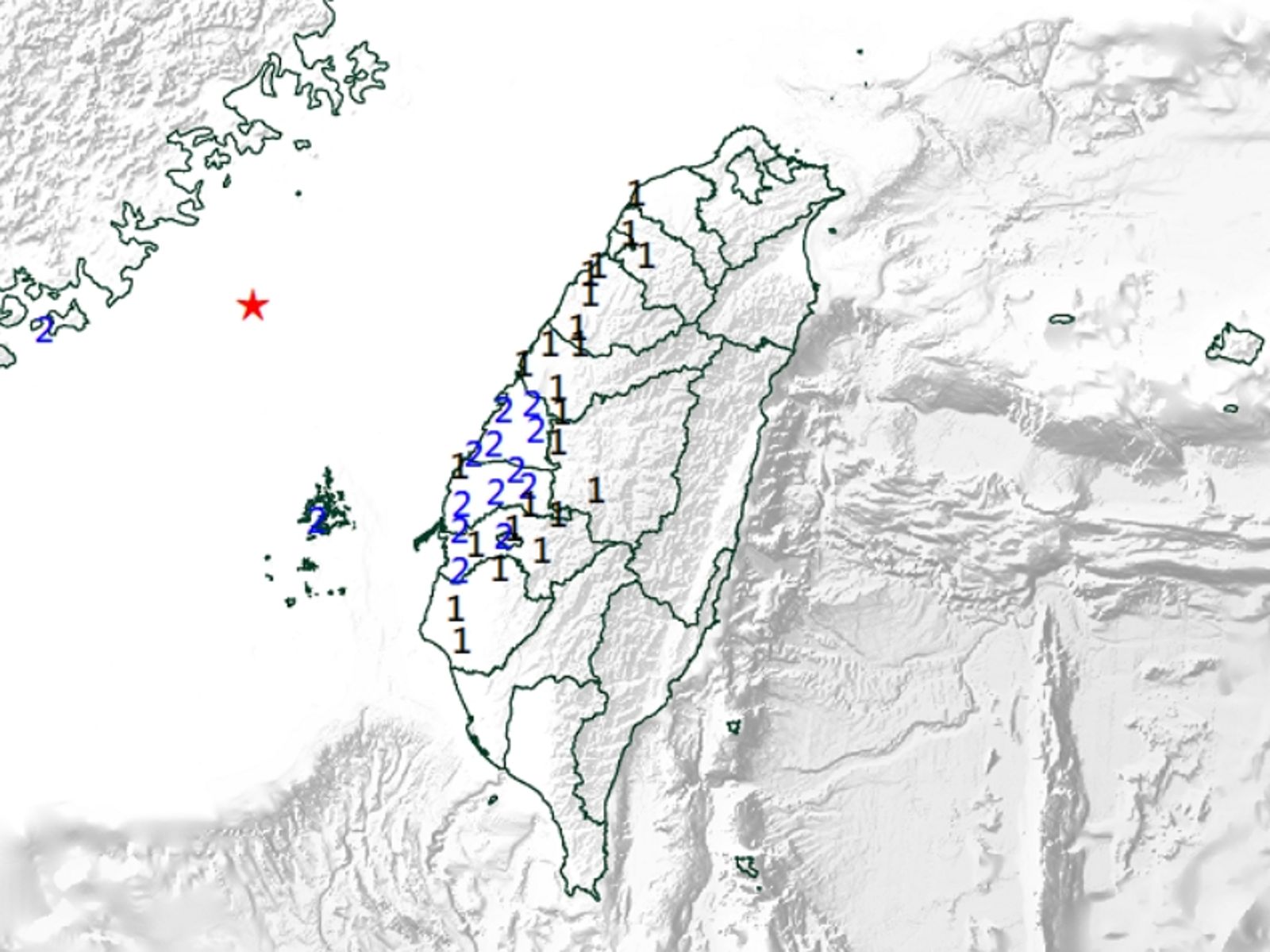 台灣海峽罕見規模5.0強震！「125年來首見」清晨劇烈搖晃…金門人被嚇醒