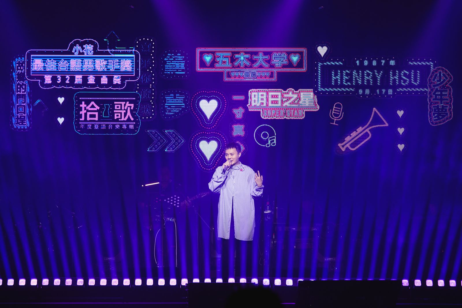 許富凱日前在高雄開唱。寬宏藝術&何樂音樂提供