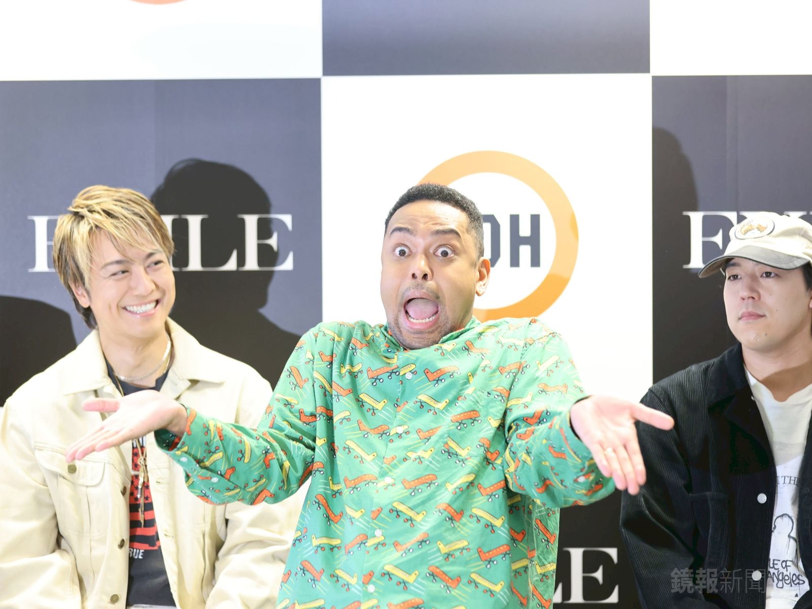 NESMITH(中)生動演繹「你幹嘛」笑翻全場。劉曜勻攝