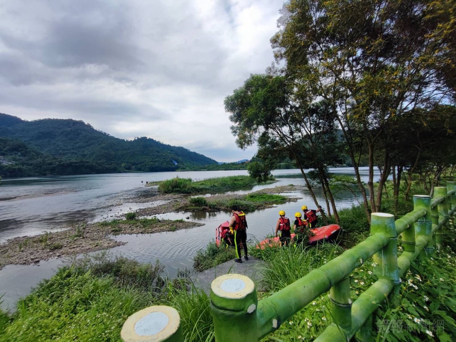 快訊／新店傳釣客落水　尋獲已無生命跡象