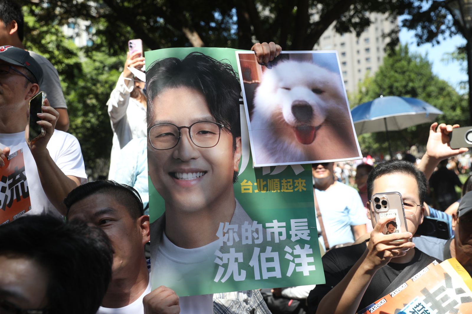 沈伯洋民意基礎仍在上升中。攝影林煒凱