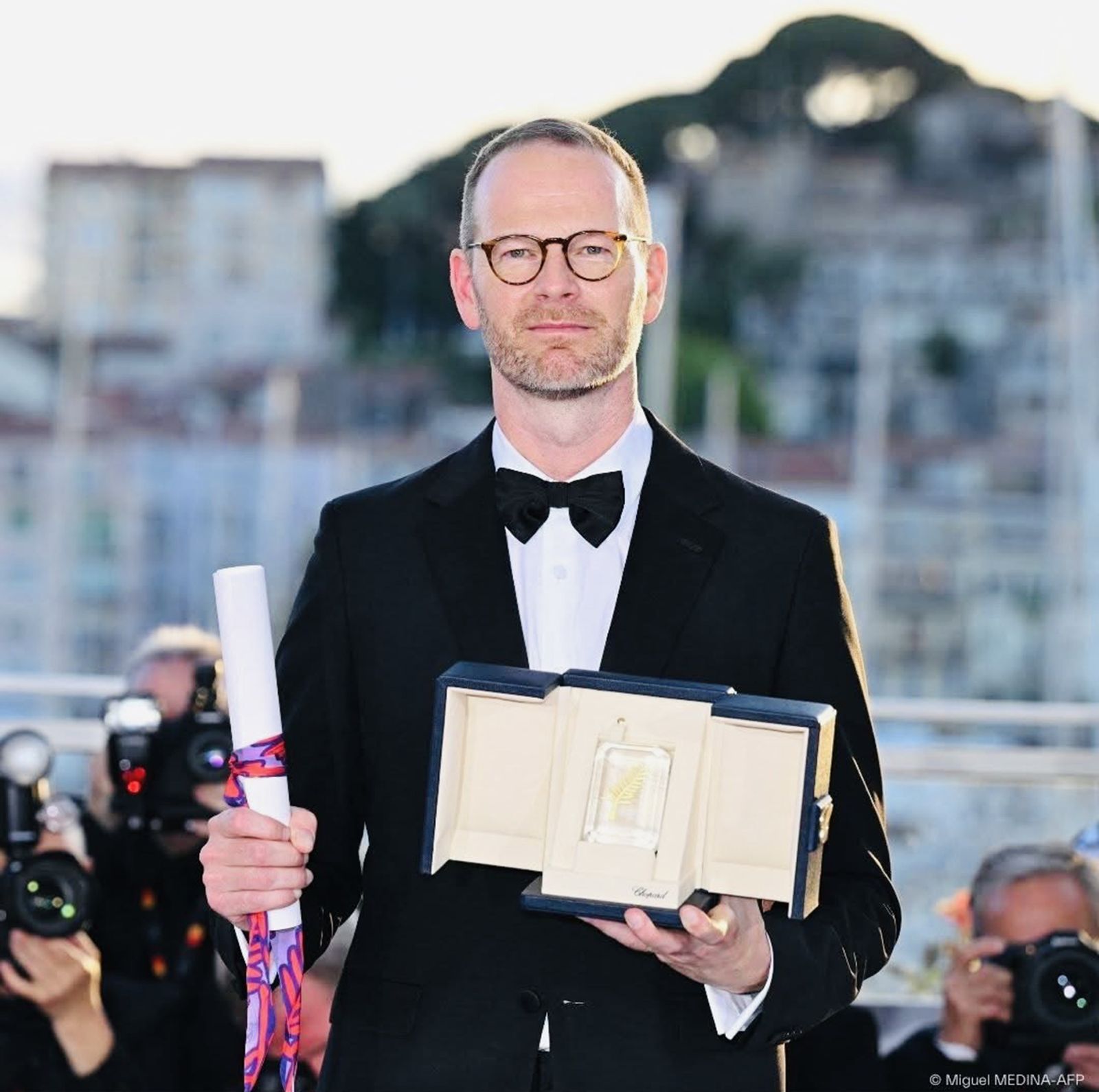 導演尤沃金提爾《情感的價值》奪坎城影展評審團大獎。海鵬影業提供