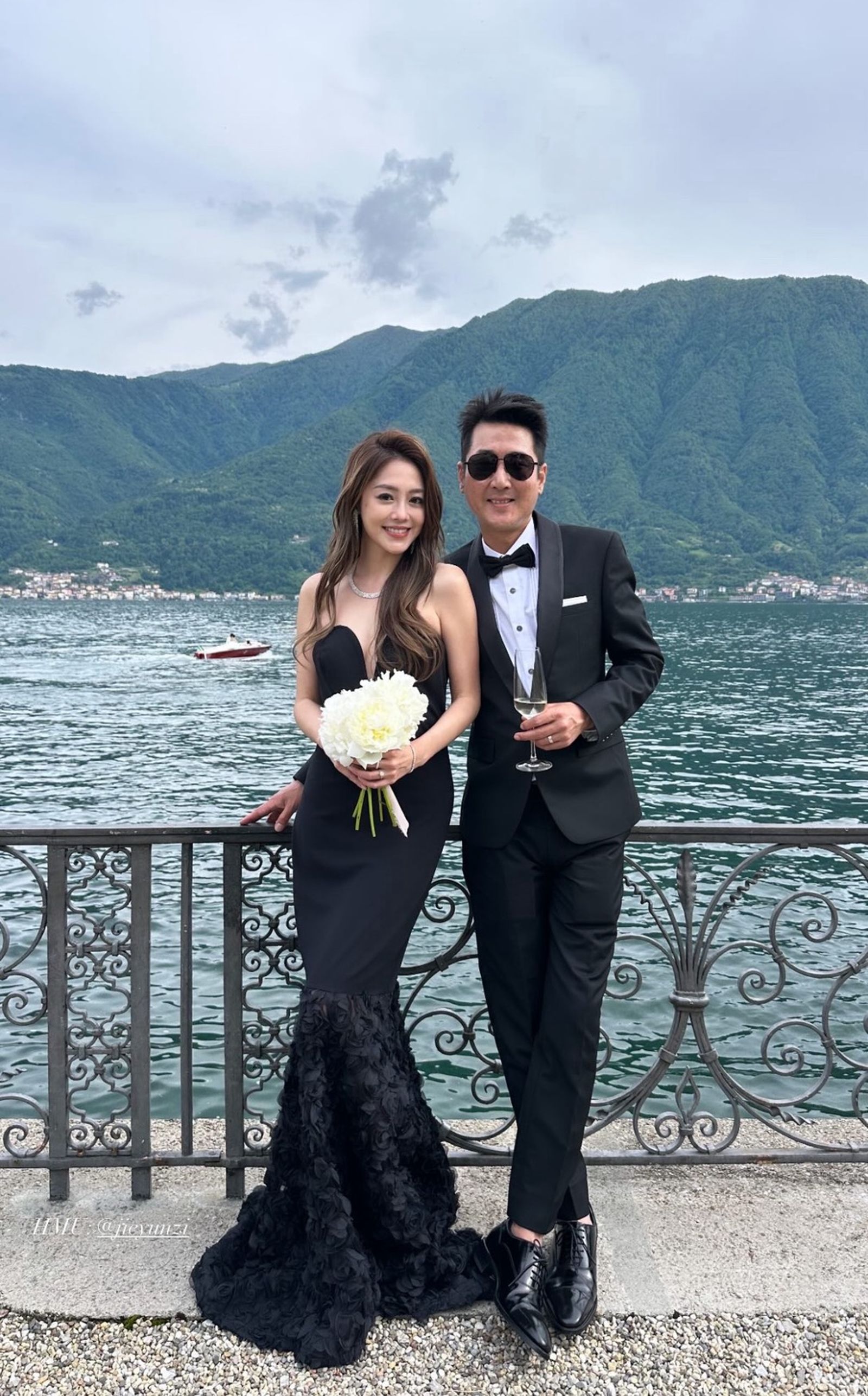 林千又（左）前好友L小姐猜測，林千又美籍老公可能中文不好，看不懂中文報導，不知道水某惹出這麼多風波。翻攝林千又IG