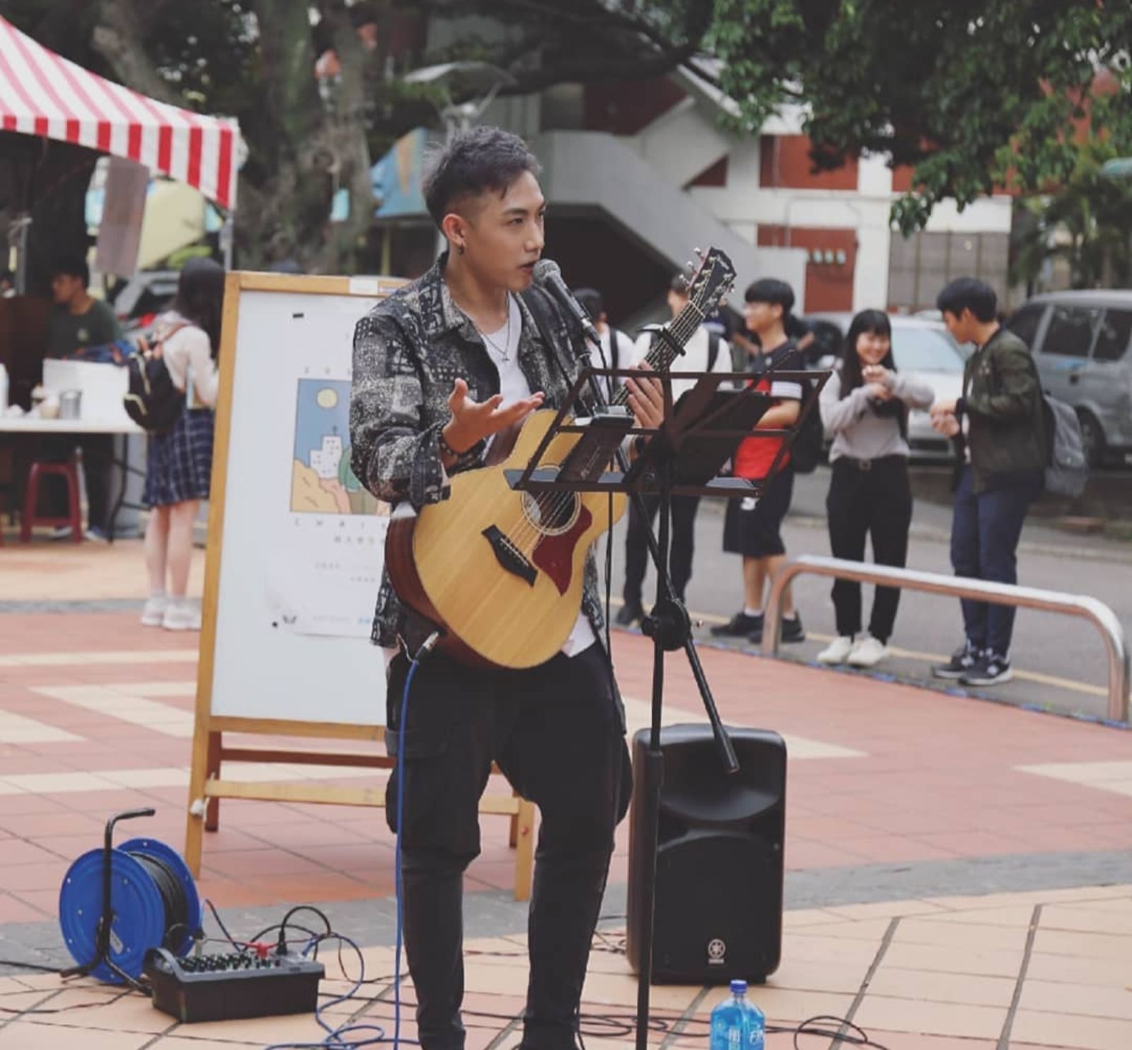 陳守恩當街頭藝人將近5年，曾一度對自己感到失望。翻攝Chris Chen陳守恩 IG