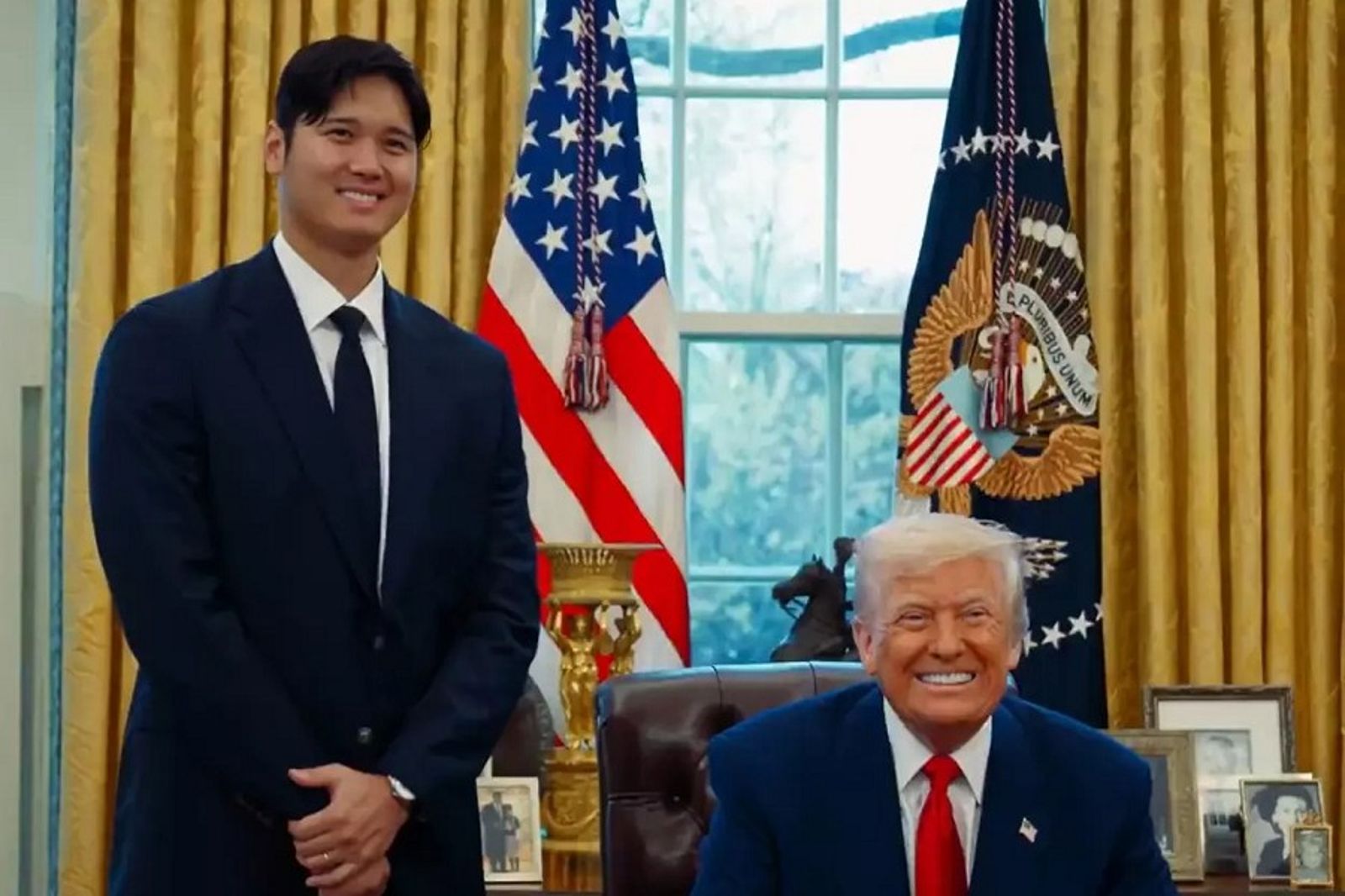 川普大讚大谷翔平二刀流:太驚人啦! 讚嘆3轟飆10K神演出