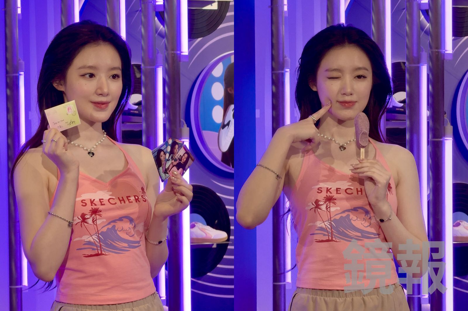 直擊／零死角女神舒華自體發光！　千人擠爆信義區搶拍偶像