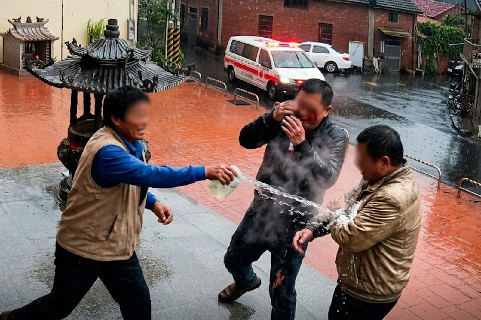 討水費爆糾紛!持磚砸人還潑硫酸致2重傷 1人「幾近失明」重判出爐