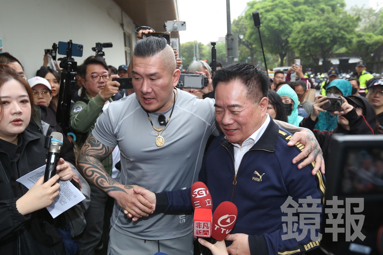 蔡正元涉三中案將入獄服刑！　館長到場聲援：清清白白