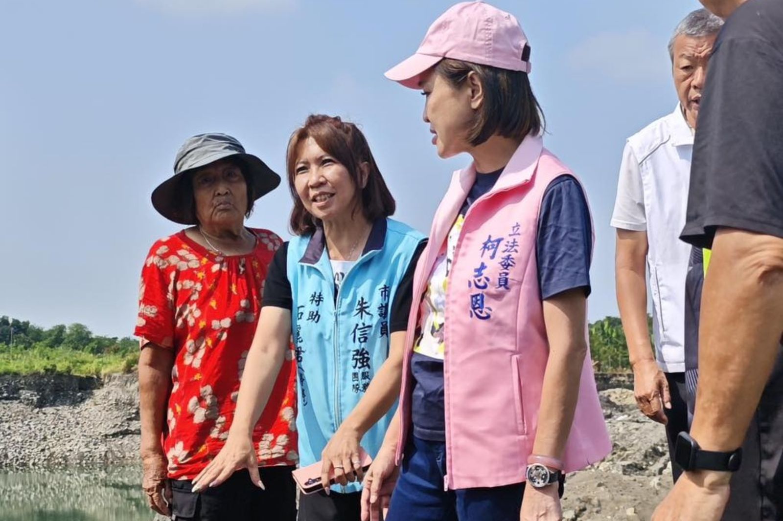 陪柯志恩會勘盜採砂石者竟是地主！石麗君夫妻百萬交保　承租人聲押禁見