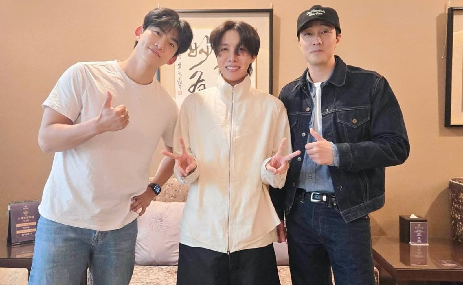 太巧了！j-hope曬「台灣感性」亞巡隨手拍　驚見蘇志燮、玉澤演