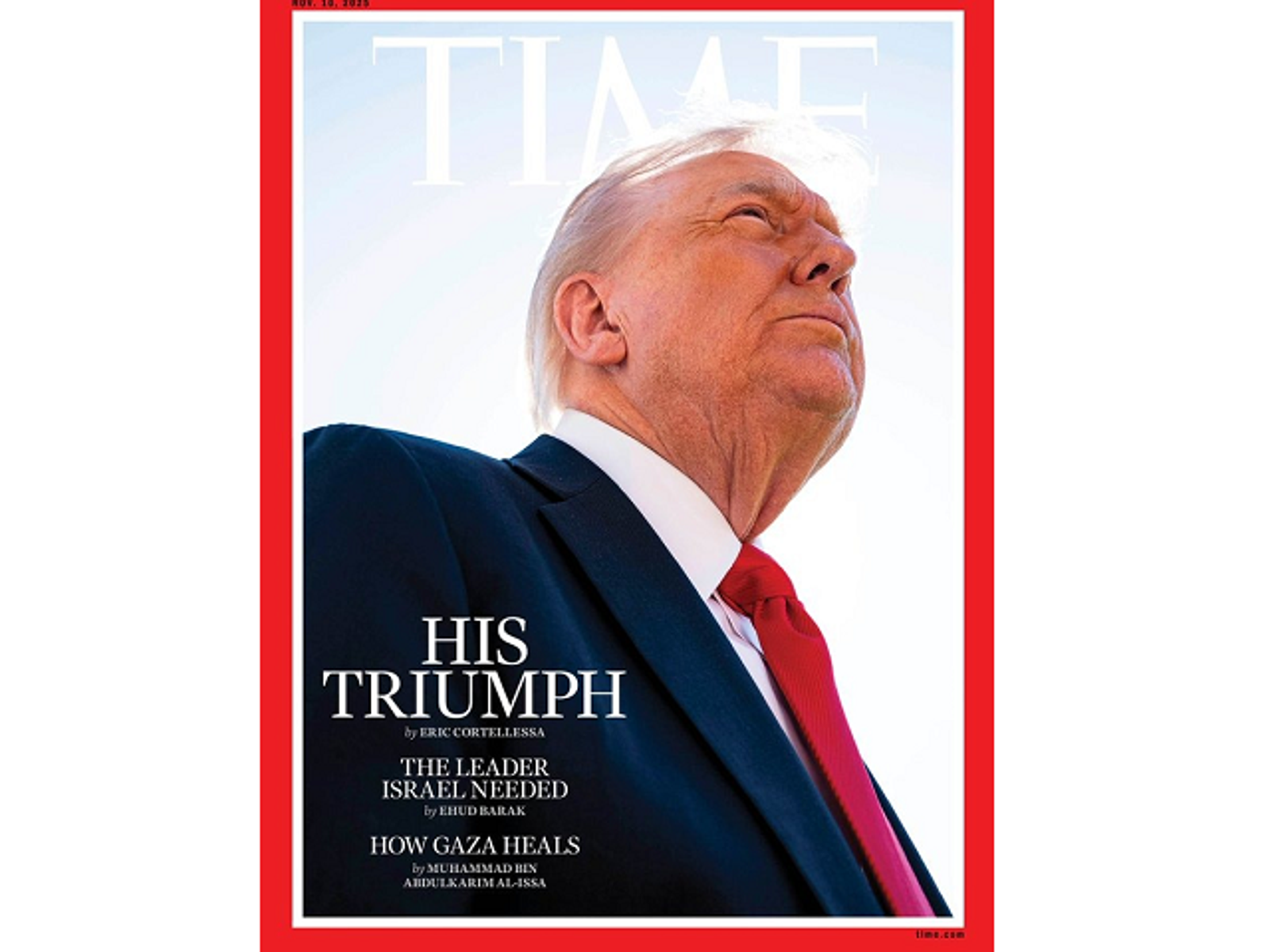 《時代》拍「川普勝利」封面　川普嫌醜爆超生氣：我頭髮都沒了！