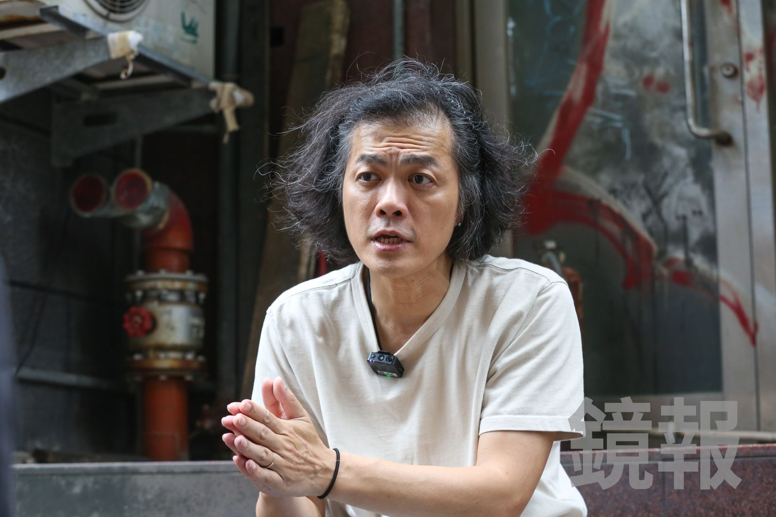 羅景壬導演相當尊重「在野黨必須監督政府」的職責，但面對如此不實指控還是要勇敢站出來。董孟航攝