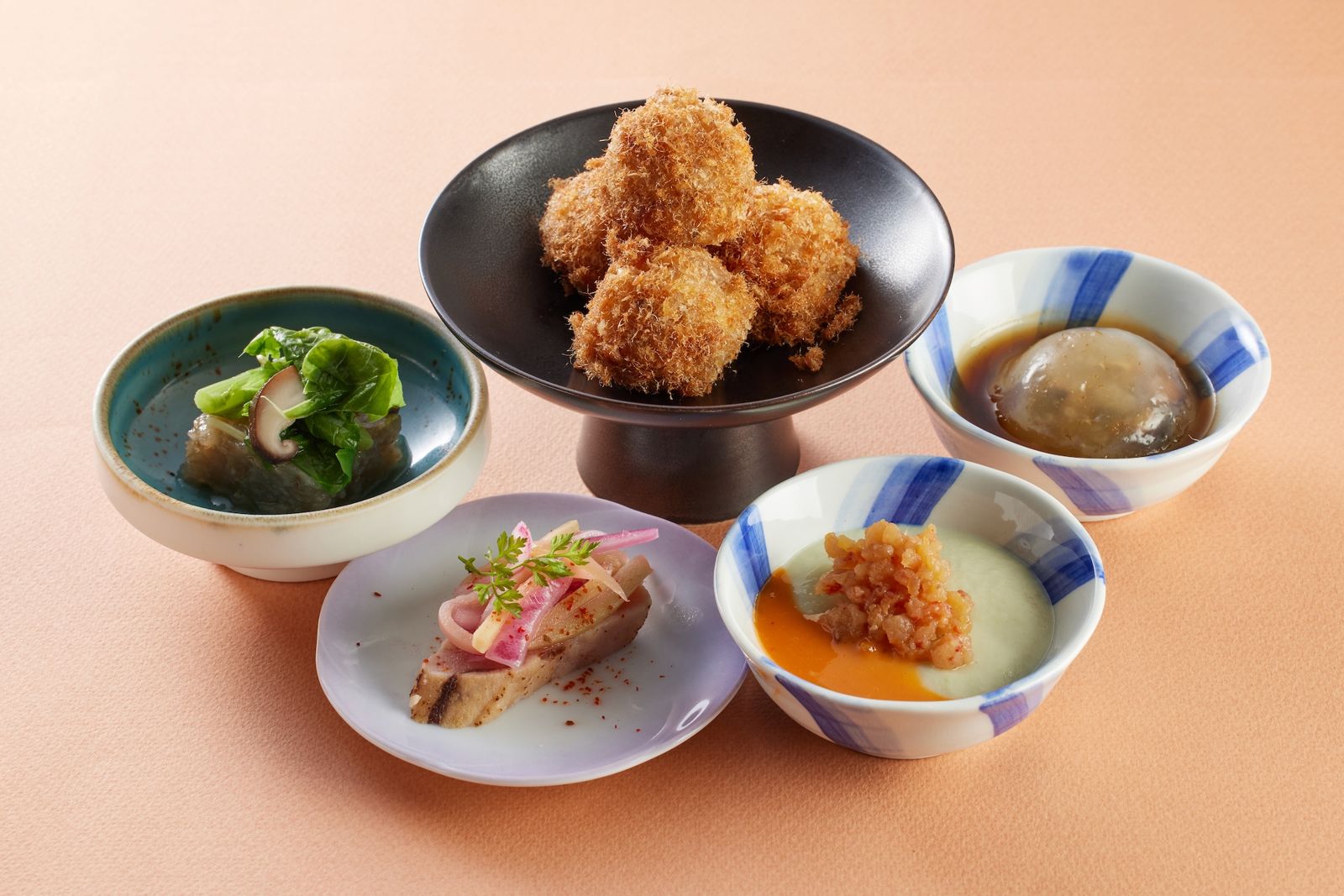 米糕變炸飯糰 、虱目魚游進肉圓！「旭集」台南店把小吃翻轉成創意日料