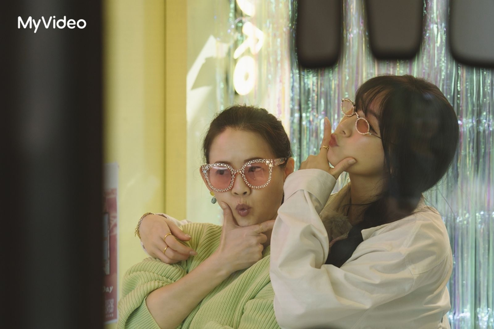 《我們回家吧3》安芝儇(右)透露台韓啦啦隊文化差異。台灣大哥大MyVideo、三立提供