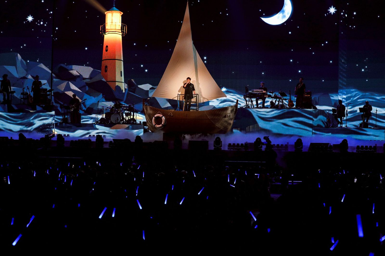 周華健20日起連2天在台北小巨蛋開唱。鄒保祥攝