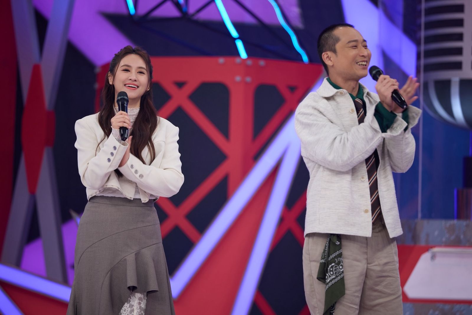 Sandy哭笑不得「被迫」邀請爸爸!浩子感動替選手驕傲:一生一次的三分鐘!公視台語台提供