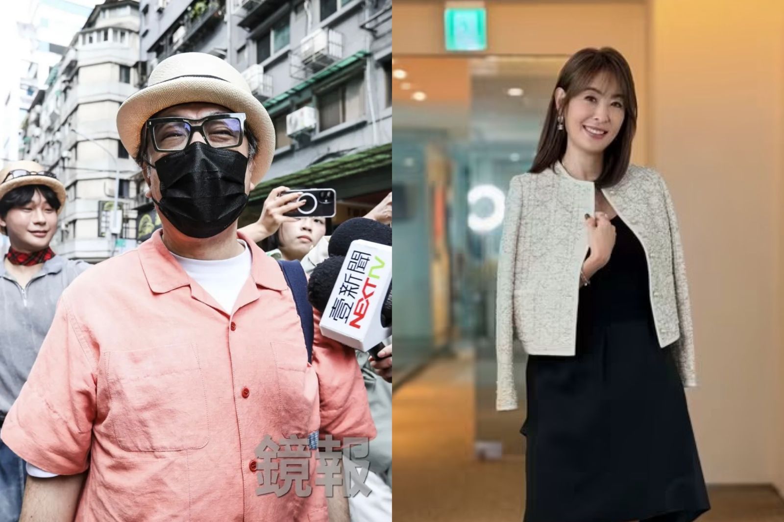 蔡康永發文,賈永婕回應。圖/攝影鄒保祥、翻攝自賈永婕的跑跳人生臉書