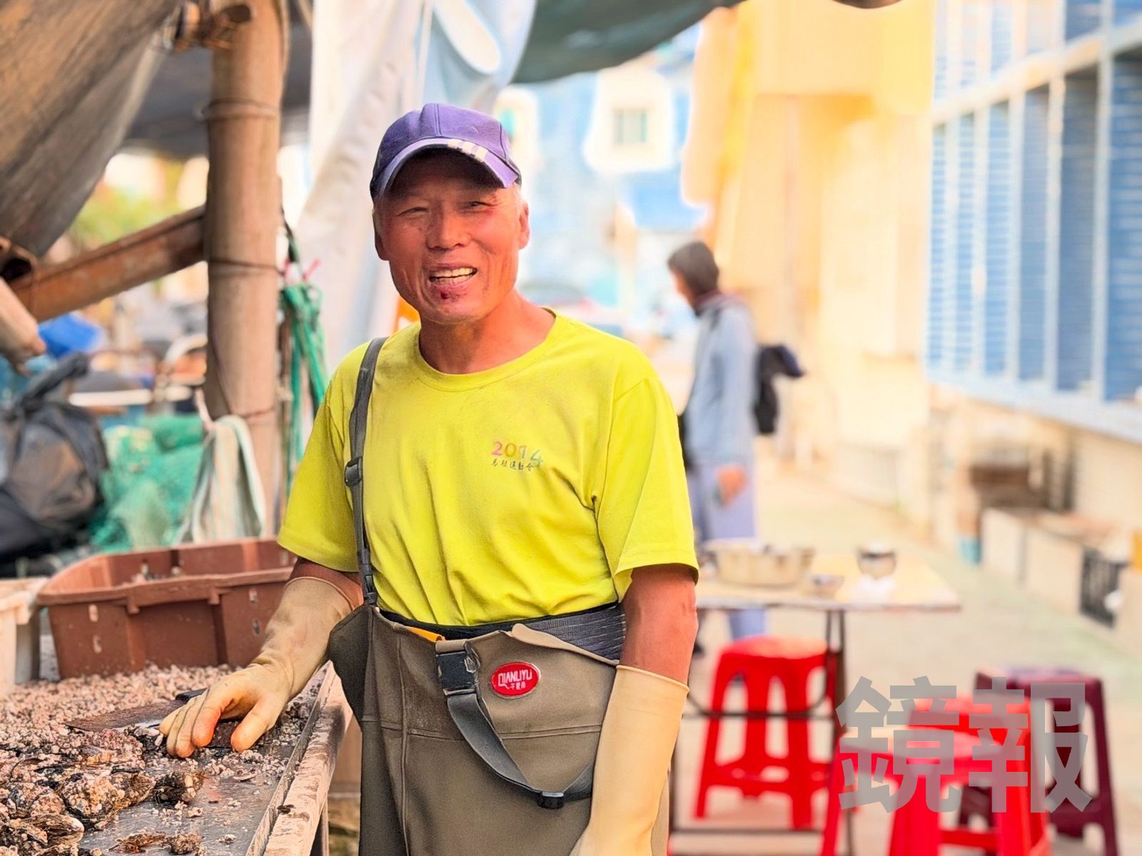 老闆池瑞銀從公務員退休後開始養淡菜,至今有10年資歷。