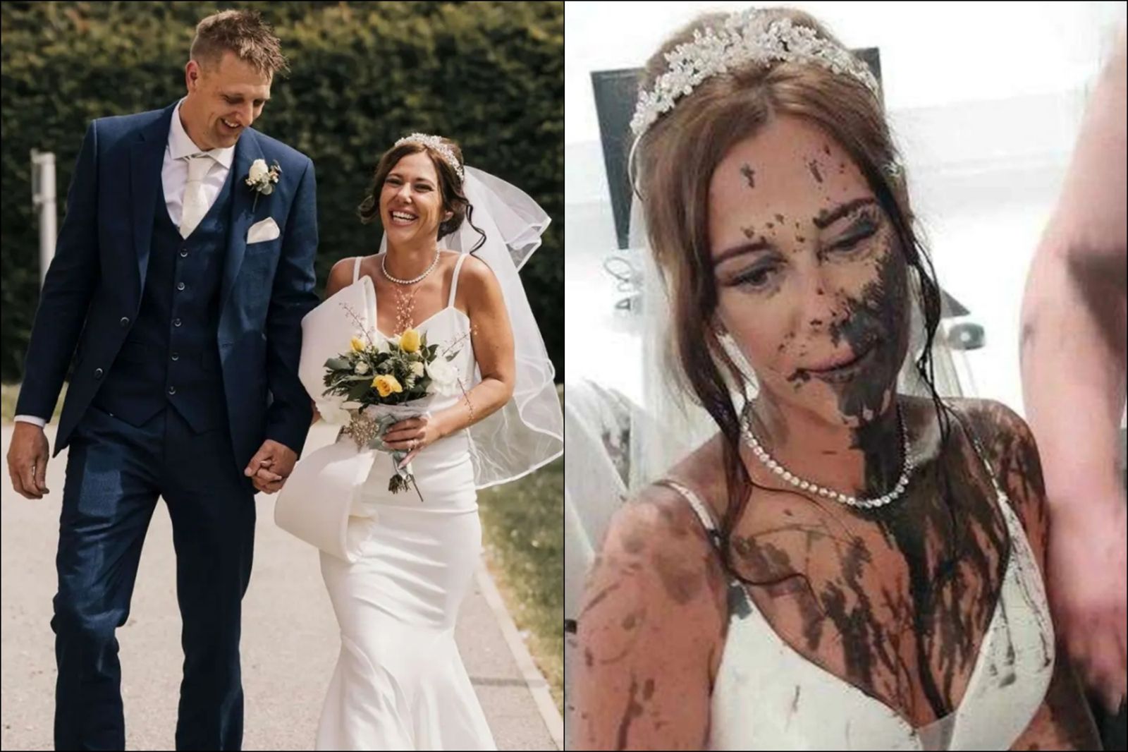 新娘走紅毯前被潑黑漆「8萬婚紗1秒毀掉」！竟是「嫂嫂的報復」內幕曝光